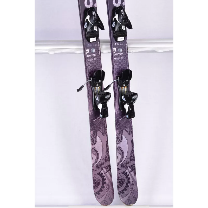 Freeride Ski's SALOMON KNIGHT, TWINTIP, Titanium + Atomic 12 ( TOP Staat ) 4 Freeride Ski's SALOMON KNIGHT, TWINTIP, Titanium + Atomic 12 ( TOP Staat ) - Afbeelding 2
