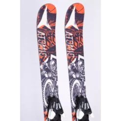 Kinder Ski's ATOMIC PUNX BIKE, Freestyle, Woodcore, Black/red, TWINTIP + Atomic Ezytrak 5 ( EENMAAL Gebruikt )