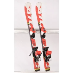 Kinder Ski's ATOMIC RACE 7, RED/WHITE, Red RACE + Atomic EVOX 045