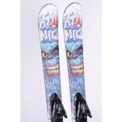 Kinder Ski's ATOMIC SPIKE, FREESTYLE, TWINTIP, Handmade, YETI Edition + Atomic Evox 7