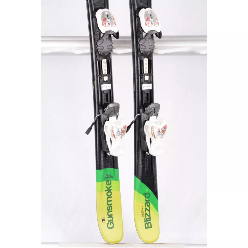 Kinder Ski's BLIZZARD GUNSMOKER JR, Partial TWINTIP, Freestyle + Blizzard 4.5 5 Kinder Ski's BLIZZARD GUNSMOKER JR, Partial TWINTIP, Freestyle + Blizzard 4.5 - Afbeelding 3