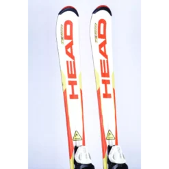 Kinder Ski's HEAD SUPERSHAPE TEAM, White/yellow/red, Literail, Woodcore + Head LRX 7.5