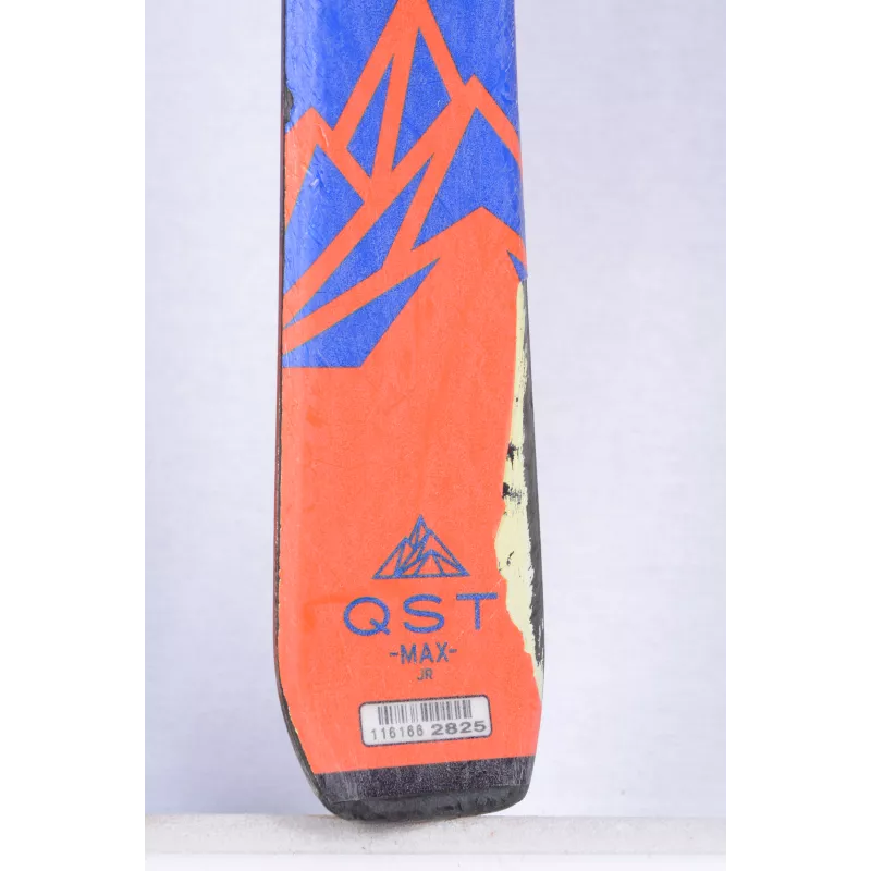 Kinder Ski's SALOMON QST MAX JR 2019, Blue/orange + Salomon L7 7 Kinder Ski's SALOMON QST MAX JR 2019, Blue/orange + Salomon L7 - Afbeelding 5