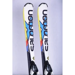 Kinder Ski's SALOMON X-RACE, Carve Rocker, MONOQUE, BLUE + Atomic EZYTRAK 7 ( TOP Staat )
