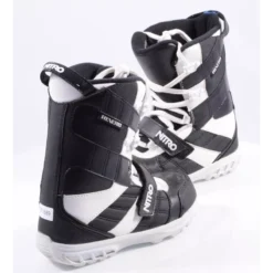 Kinder Snowboard Schoenen NITRO REVERB YOUTH STD, Black/white ( TOP Staat ) -Thirtytwo || Atomic || Salomon Winkel kinder snowboard schoenen nitro reverb youth std black white top staat.jpg 2
