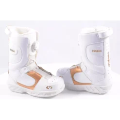 Nieuwe Kinder Snowboard Schoenen THIRTYTWO KIDS BOA, BOA-technology, White/gold ( NIEUWE )
