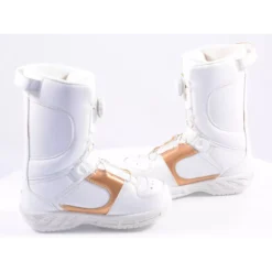 Nieuwe Kinder Snowboard Schoenen THIRTYTWO KIDS BOA, BOA-technology, White/gold ( NIEUWE ) -Thirtytwo || Atomic || Salomon Winkel nieuwe kinder snowboard schoenen thirtytwo kids boa boa technology white gold nieuwe.jpg 4
