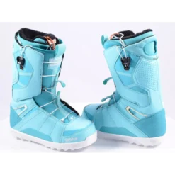 Nieuwe Snowboard Schoenen THIRTYTWO LASHED FT, LEVEL 2 LINER, 3D MOLDED TONGUE, Blue/white ( NIEUWE )