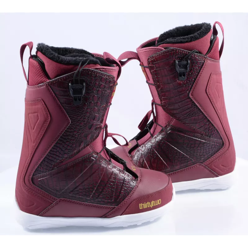 Nieuwe Snowboard Schoenen THIRTYTWO LASHED FT W, Burgundy ( NIEUWE ) 4 Nieuwe Snowboard Schoenen THIRTYTWO LASHED FT W, Burgundy ( NIEUWE ) - Afbeelding 2