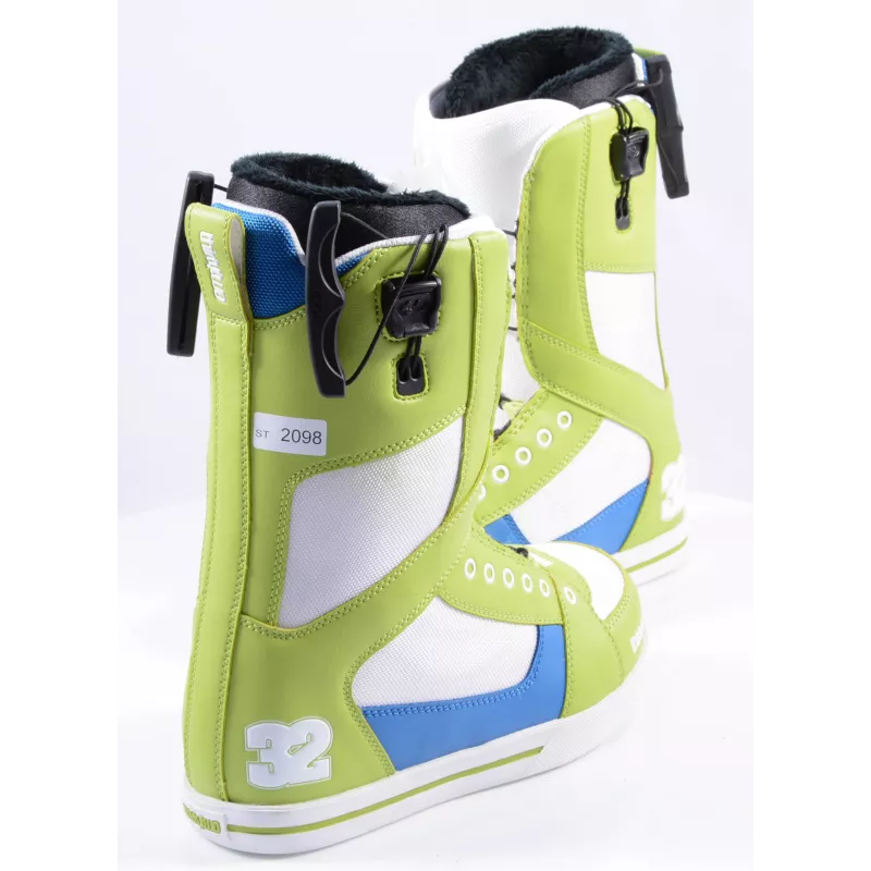 Nieuwe Snowboard Schoenen THIRTYTWO WOMEN'S 86 FT, Fast Track, White/green/blue ( NIEUWE ) 5 Nieuwe Snowboard Schoenen THIRTYTWO WOMEN'S 86 FT, Fast Track, White/green/blue ( NIEUWE ) - Afbeelding 3