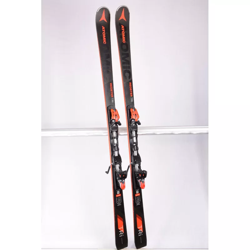 Ski's ATOMIC REDSTER TRi 2019, Titanium, Carubawood + Atomic X 12 TL ( TOP Staat ) 4 Ski's ATOMIC REDSTER TRi 2019, Titanium, Carubawood + Atomic X 12 TL ( TOP Staat ) - Afbeelding 2