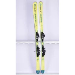 Ski's SALOMON S/MAX 6 R 2019 YELLOW, Fiberglass Layer, Woodcore, Powerframe Fiber + Salomon Mercury 11 -Thirtytwo || Atomic || Salomon Winkel ski s salomon s max 6 r 2019 yellow fiberglass layer woodcore powerframe fiber salomon mercury 11.jpg 2