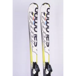 Ski's SALOMON XPRO R, Powerline MG, Carve Rocker, Yellow/white + Salomon L10 Lithium