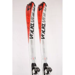 Ski's VOLKL RTM 7.4, White/red, FULL Sensor Woodcore, TIP Rocker + Marker FDT10
