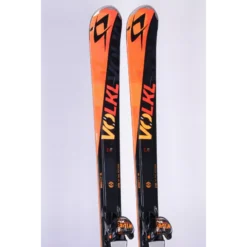 Ski's VOLKL RTM 81, Black/orange, Xtd Tip Tail Rocker, Wideride Xl + Marker Wide Ride Xl 12