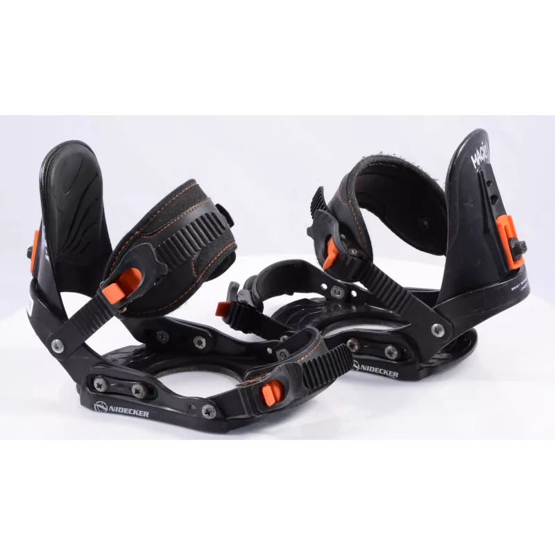 Snowboard Bindingen NIDECKER MAGIC Black/orange 3 Snowboard Bindingen NIDECKER MAGIC Black/orange