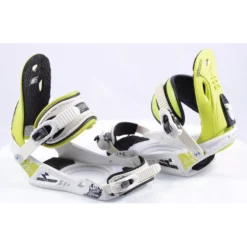 Snowboard Bindingen NITRO RAIDEN CHARGER White/green