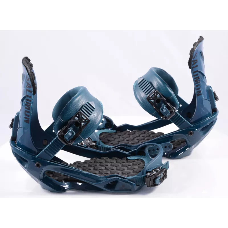 Snowboard Bindingen SALOMON RHYTHM Blue/green 4 Snowboard Bindingen SALOMON RHYTHM Blue/green - Afbeelding 2