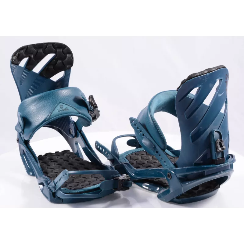 Snowboard Bindingen SALOMON RHYTHM Blue/green 6 Snowboard Bindingen SALOMON RHYTHM Blue/green - Afbeelding 4