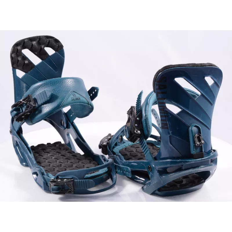 Snowboard Bindingen SALOMON RHYTHM Blue/green 7 Snowboard Bindingen SALOMON RHYTHM Blue/green - Afbeelding 5