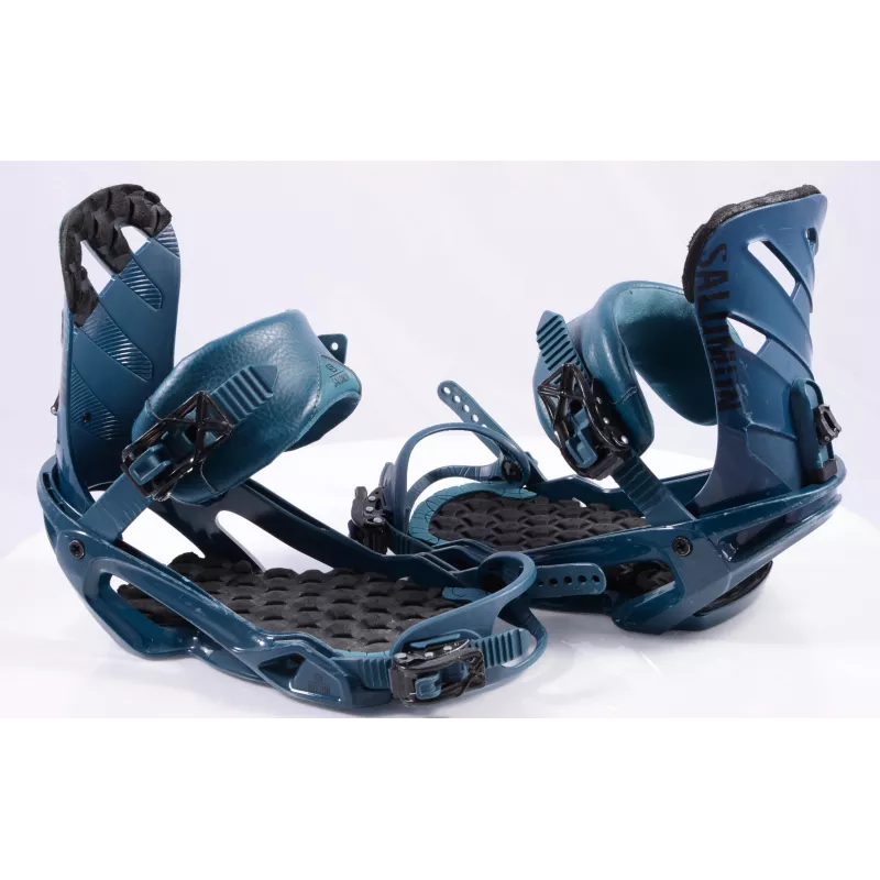 Snowboard Bindingen SALOMON RHYTHM Blue/green 3 Snowboard Bindingen SALOMON RHYTHM Blue/green