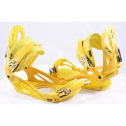 Snowboard Bindingen STUF HOT ZONE Yellow/black