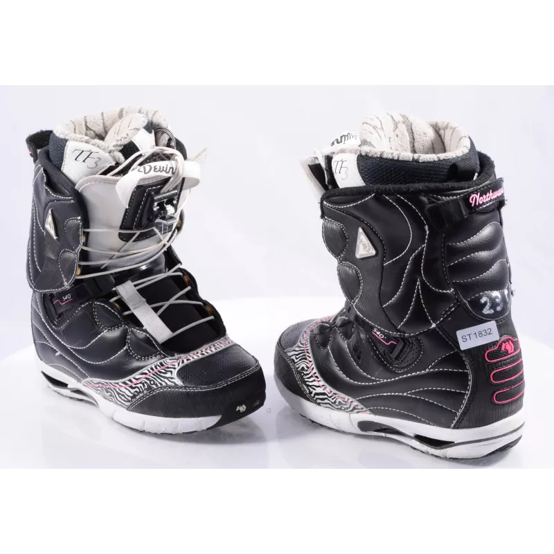 Snowboard Schoenen NORTHWAVE DEVINE, Super Lace, TF3 Liner, Black/white/pink 9 Snowboard Schoenen NORTHWAVE DEVINE, Super Lace, TF3 Liner, Black/white/pink - Afbeelding 7