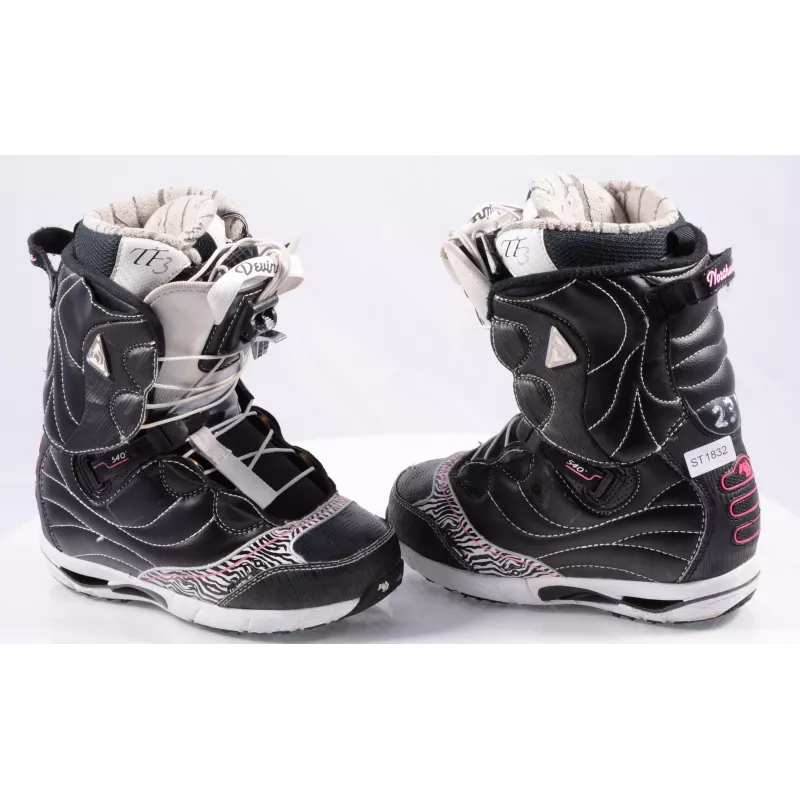 Snowboard Schoenen NORTHWAVE DEVINE, Super Lace, TF3 Liner, Black/white/pink 3 Snowboard Schoenen NORTHWAVE DEVINE, Super Lace, TF3 Liner, Black/white/pink