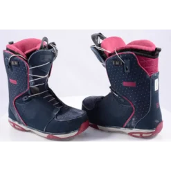 Snowboard Schoenen SALOMON IVY POLKA DOT, Lock/unlock, Contagrip, Dark Blue/pink